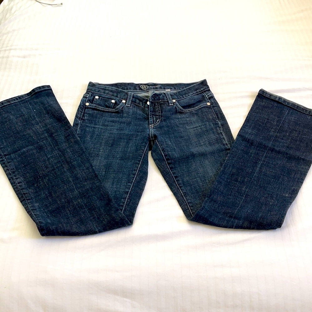 Bebe blue jeans wide leg boot cut